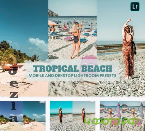 Tropical Beach Lightroom Presets Dekstop Mobile - DJMDELB