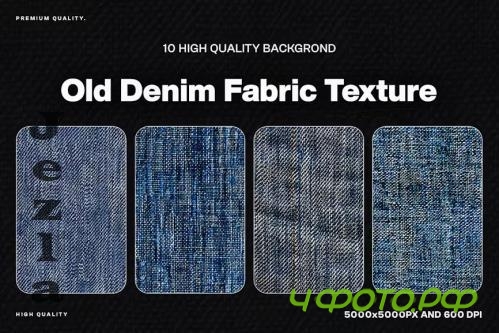 Old Denim Fabric Texture - K4FS9QS
