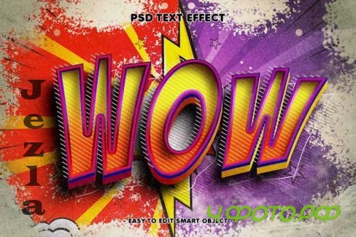 Wow Comic Style Editable Text Effect - 2FHQQKK