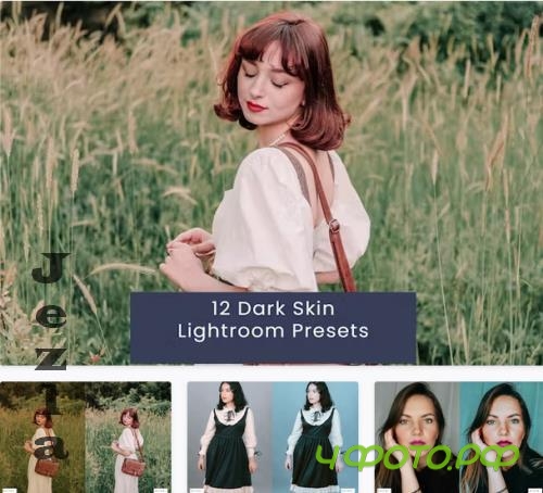 12 Dark Skin Lightroom Presets - TSS7NP8