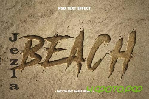 Beach Editable Text Effect - 3AT9HF6