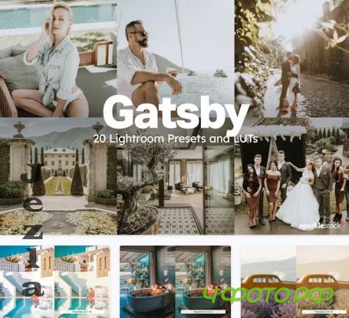 20 Gatsby Lightroom Presets LUTs - 281131387 20 Gatsby Lightroom Presets LUTs - 281131387