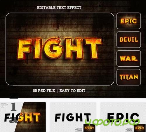 Rusted Text Effect Layer Style Set - 8ESKWFX