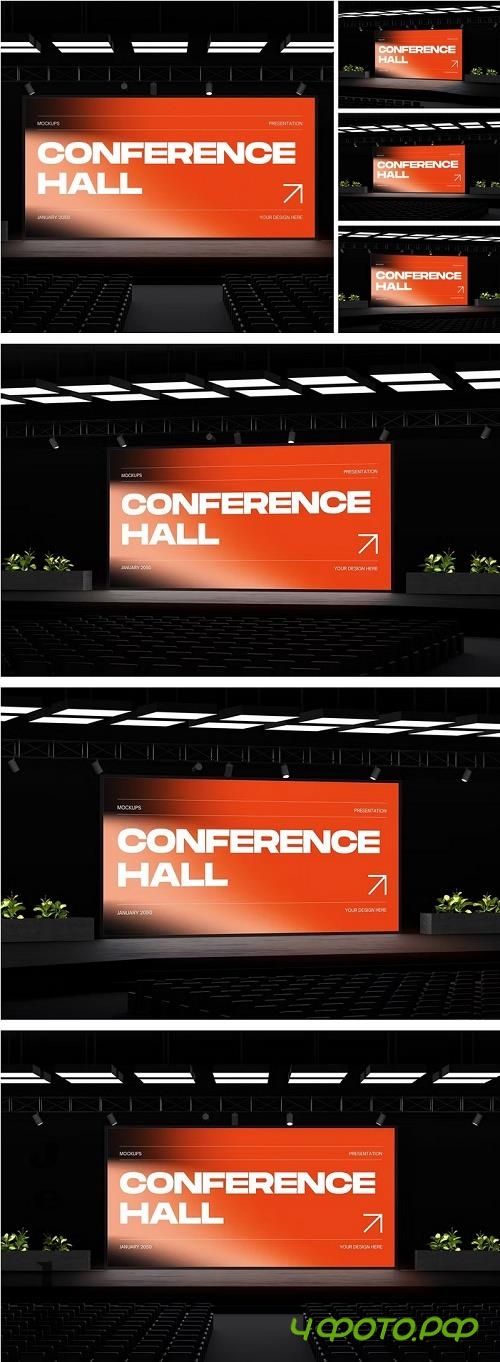 Conference Hall Screen Mockup - X664JFR