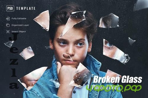 Broken Glass Photo Effect - AESJ2MM