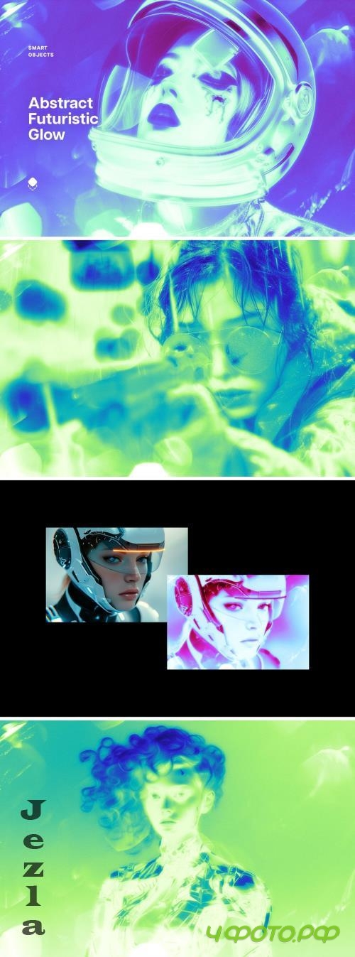 Futuristic Glow Photo Effect - 281681462
