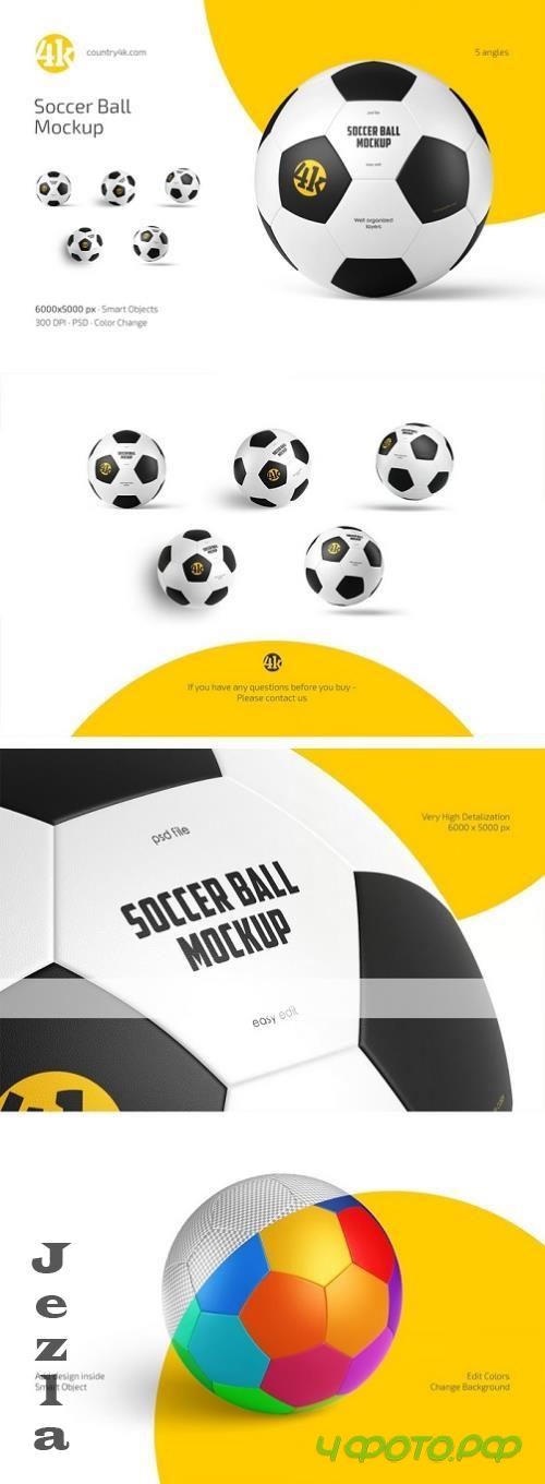 Soccer Ball Mockup Set - 283098307