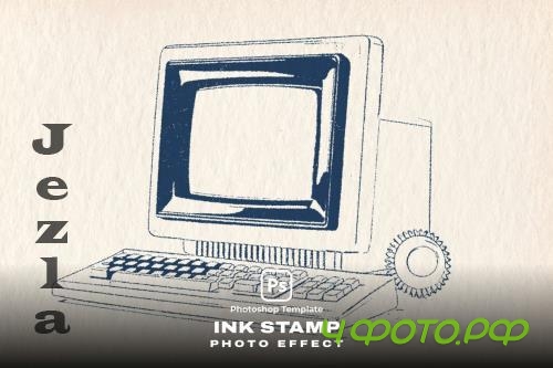 Ink Stamp Photo Effect - VM2GLFV
