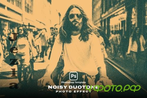 Noisy Duotone Photo Effect - NHGWLJN