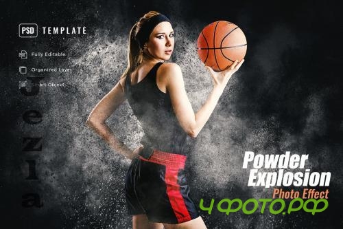 Powder Explosion Photo Effect - V69PFFZ