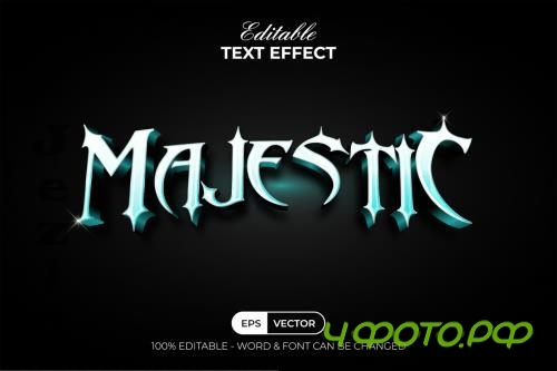 Majestic Text Effect 3D Style - 282910307