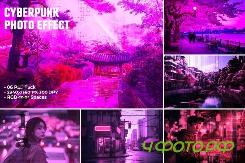 Cyberpunk Photo Effect - FL2DQPC Cyberpunk Photo Effect - FL2DQPC