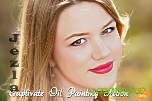 Captivate Oil Painting Action - 449454