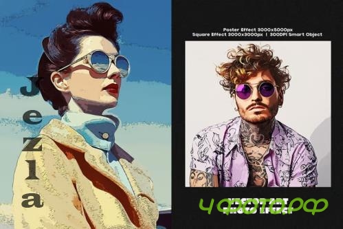 Vector Art Square,Poster Photo Effect - 284878558 Vector Art Square,Poster Photo Effect - 284878558