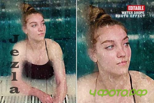 Watercolor Drop Photo Effect 02