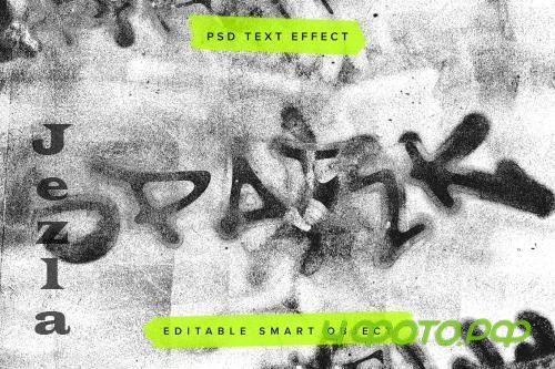 Grunge Graffiti PSD Photo Effect - PKRM9GK
