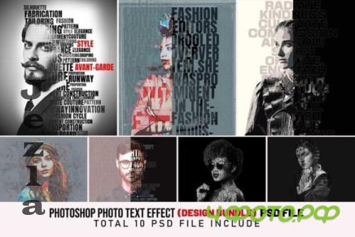Photo Text Effect Design Bundle - 282287651 Photo Text Effect Design Bundle - 282287651