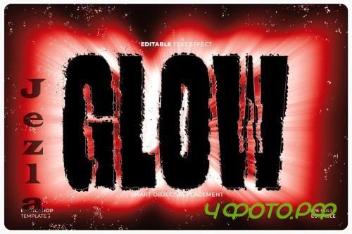 Grunge Glow Text Effect - 4L8TS2G