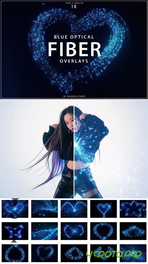 Blue Optical Fiber Overlays - ARDDHJ5 Blue Optical Fiber Overlays - ARDDHJ5