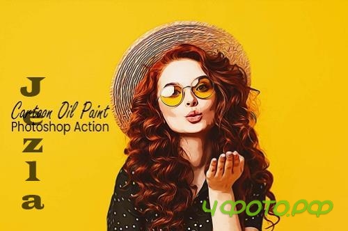 Cartoon Oil Paint Photoshop Action