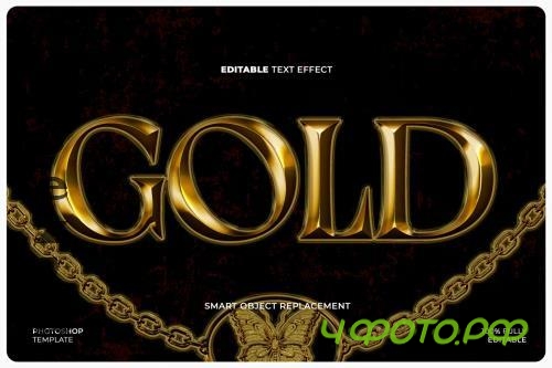 Gold Text Effect - ZYZEYL3