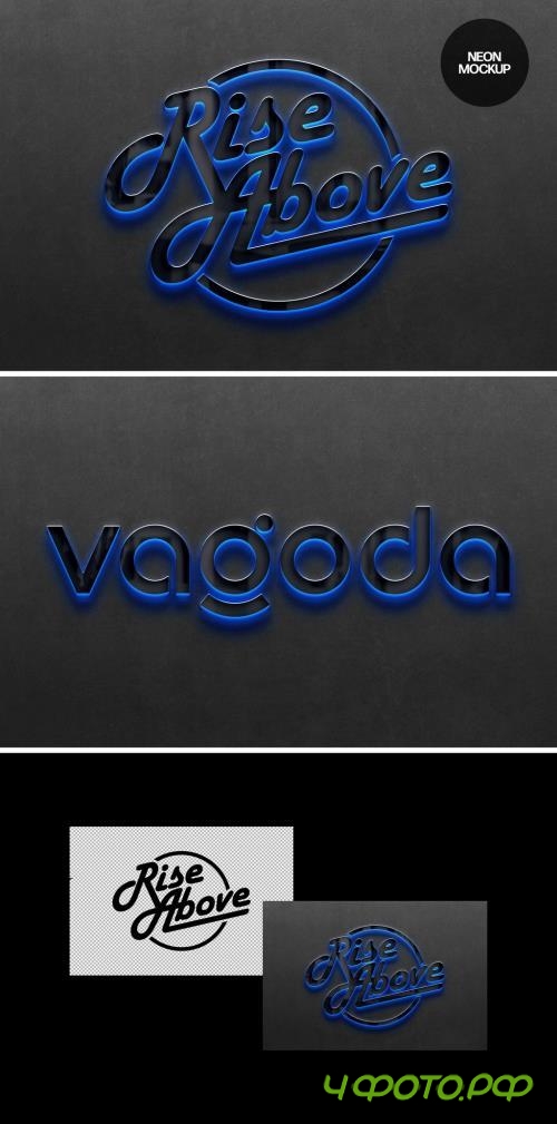 Blue Neon Mockup Sign - 287183309 - 69FH5UQ Blue Neon Mockup Sign - 287183309 - 69FH5UQ