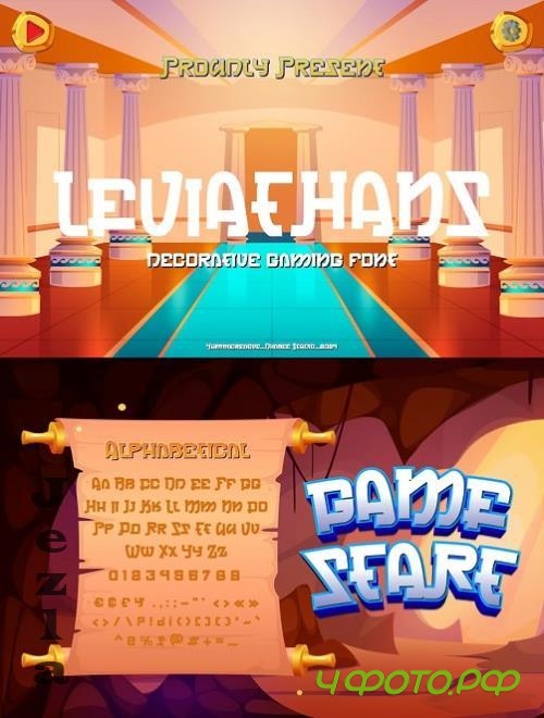 Leviathans - Decorative Gaming Font - 287706157 - 2DYM6N8