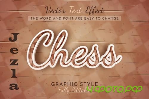 Chess Game Editable Text Effect - 287510308