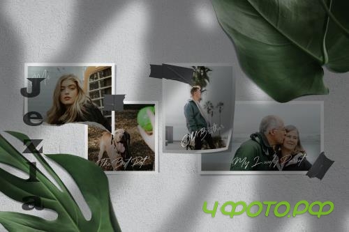 Photo Collage Mockup Template - G6S634E