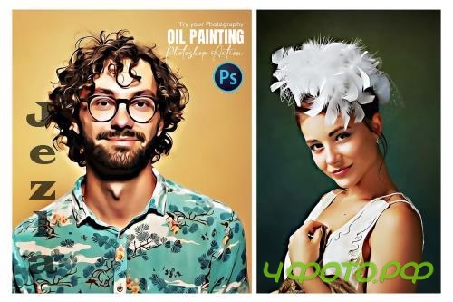 Oil Paint Photoshop Action - 288620997 Oil Paint Photoshop Action - 288620997