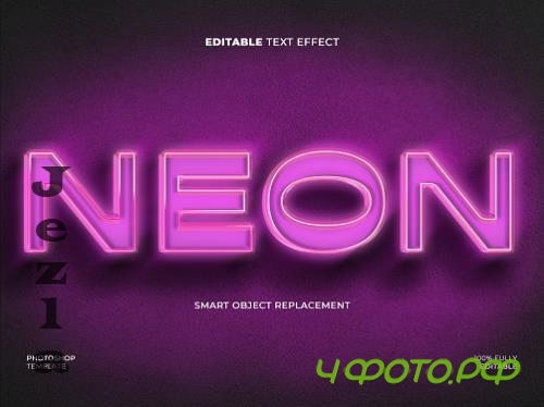 Neon Text Effect - LB6TDM4