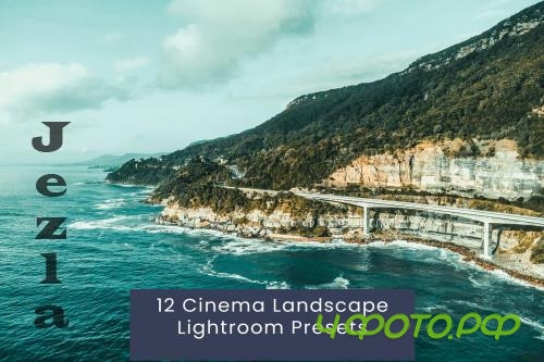 12 Cinema Landscape Lightroom Presets - Z857AMF