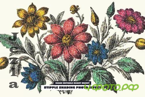 Stipple Shading Photo Effect - 290153828 - 6ZFUZV2