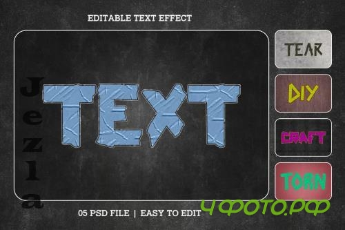 Duct Tape Text Effect Set - F47SBJY