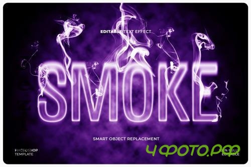 Vaporwave Smoke Text Effect - UZPL9CB