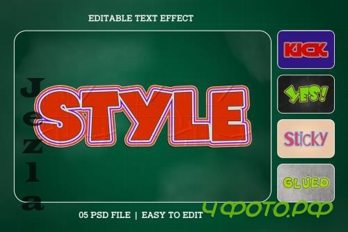 Sticker Text Effect Set - VSPE3JE