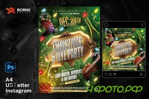 Christmas NYE Party Flyer - 5BKUBK8