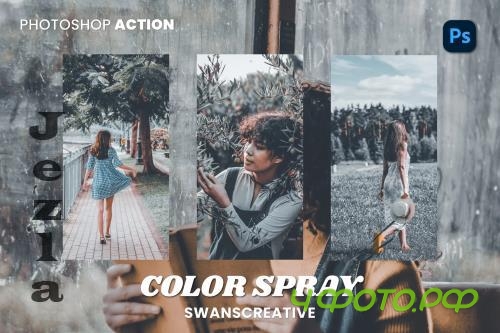 Color Spray Photoshop Action - XMWQZ6G