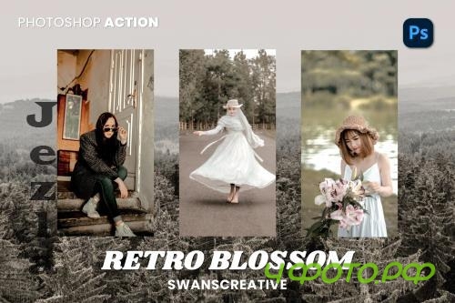 Retro Blossom Photoshop Action - G9CLM8W Retro Blossom Photoshop Action - G9CLM8W