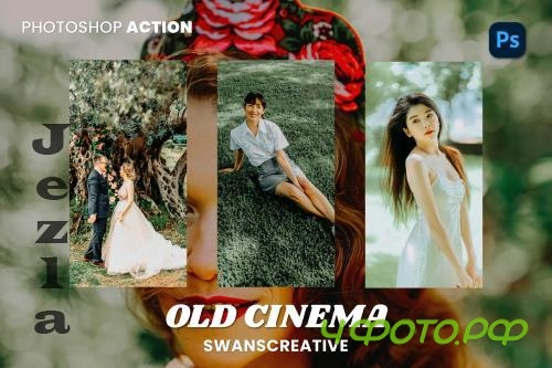 Old Cinema Photoshop Action - 3XGQWBS Old Cinema Photoshop Action - 3XGQWBS