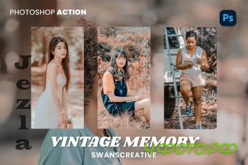 Vintage Memory Photoshop Action - 58K75DD Vintage Memory Photoshop Action - 58K75DD