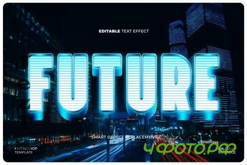 Futuristic Neon Text Effect - ZQXXCKG