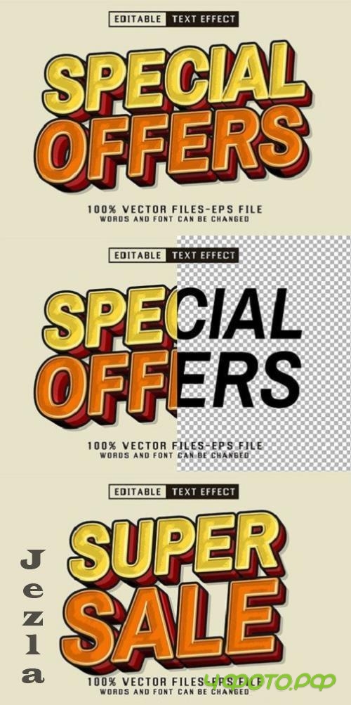 Special Offers Cartoon Text - Editable Text Effect - PCJCW4Q Special Offers Cartoon Text - Editable Text Effect - PCJCW4Q