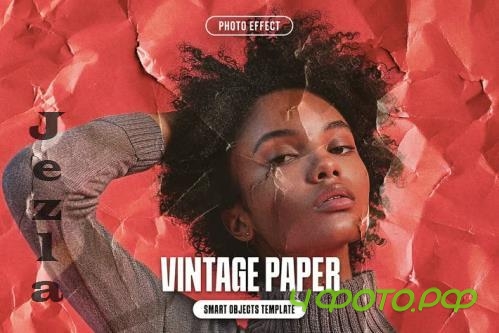 Vintage Paper Photo Effect - 290740238 - BVTRDP3