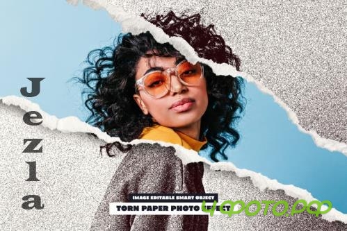 Torn Paper Photo Effect - 290725990 - SUUKTYJ