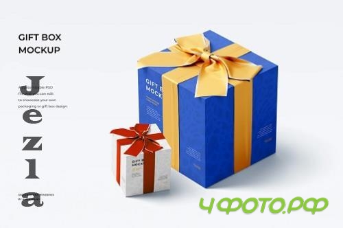 Gift Box Mockup - MYB27QB Gift Box Mockup - MYB27QB