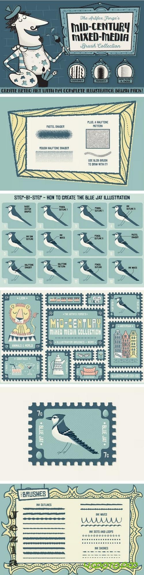 Mid-Century Mixed Media Collection - 3416159 - UHLY7GA Mid-Century Mixed Media Collection - 3416159 - UHLY7GA
