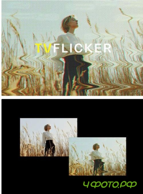 TV Flicker Photo Effect TV Flicker Photo Effect