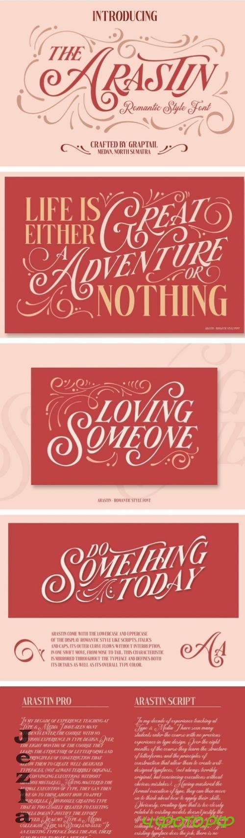 Arastin Font + Extras - 4278185 Arastin Font + Extras - 4278185