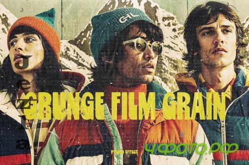 Grunge Movie Film Grain Photo Effect - 290797801 - AK8FKPJ
